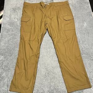 First Tactical Pants Mens 52 (53x33) Brown Cargo Straight Fit Ripstop ***